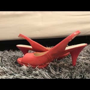 Nine West Short Peep-Toe Pumps